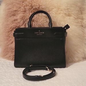 Kate Spade Madison Safiano Leather Med Satchel Handbag